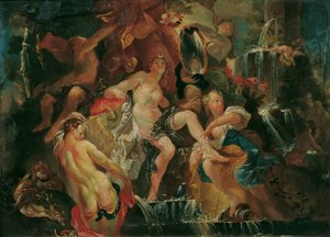 Dianan kylpy (käänteinen: Bacchus-pojan koulutus)