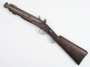 Irlannin vapaaehtoisille myönnetty Blunderbuss jousibajonetilla, n. 1815 (blunderbuss, flintlock)