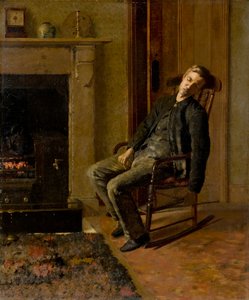 Väsynyt (öljy kankaalle) tekijältä Joseph Woodhouse Stubbs