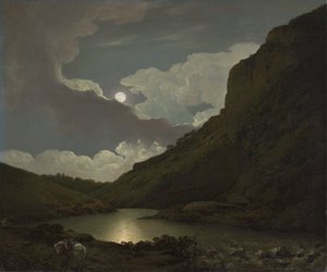 Moonlightin Matlock Tor tekijältä Joseph Wright of Derby