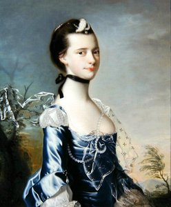 Muotokuva Elizabeth Copestaken (k.1790) (öljy kankaalle) tekijältä Joseph Wright of Derby
