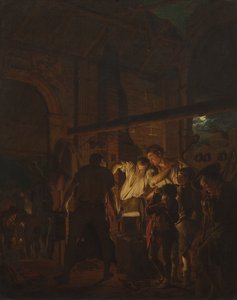 Sepän myymälä tekijältä Joseph Wright of Derby