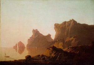 Salernonlahti, 178385. tekijältä Joseph Wright of Derby