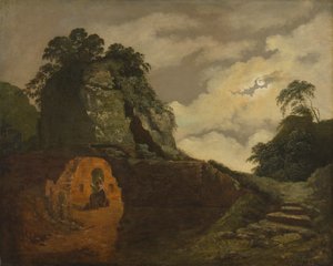 Moonlightin Vergilius-hauta, Silius Italicuksen kanssa tekijältä Joseph Wright of Derby