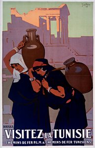 Dougga. Visita Tunísia, 1929. finlandès tekijältä Joseph de La Nézière