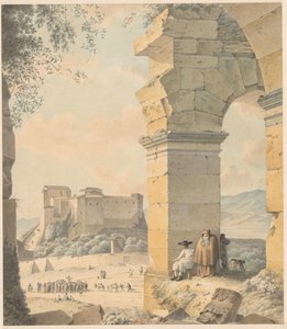 Colosseum Santi Quattro Coronatissa Näkymä Colosseumille (otsikko esineessä)