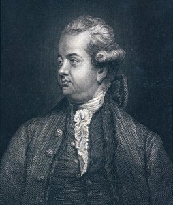 Edward Gibbon (1737-94) (kaiverrus) tekijältä Joshua (after) Reynolds