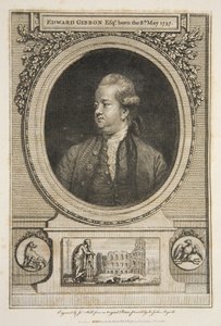 Edward Gibbon, Esq., pub. 1730 (kaiverrus) tekijältä Joshua (after) Reynolds