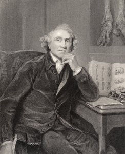 John Hunter, kaiverrus G.H. Adcock, National Portrait Gallery, osa V, julkaistu n. 1835 (litho) tekijältä Joshua (after) Reynolds
