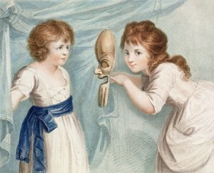 Naamio, kaiverrus Luigi Schiavonetti (1765-1810), pub. T. Simpson ja Darling & Thompson