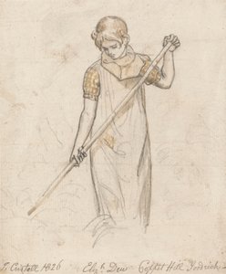 Tyttö Hoeing: Elizabeth Dew