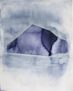 Abstrakti sininen geometria tekijältä Joshua Hoskins
