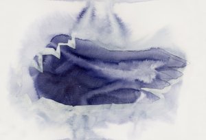 Pehmeä indigo, abstrakti tekijältä Joshua Hoskins