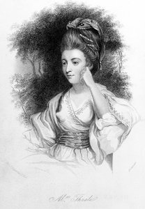 Hester Thrale, kaiverrettu Samuel Freemanin toimesta, 1842. tekijältä Joshua Reynolds