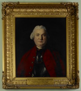 Kenraalimajuri Stringer Lawrence (1697-1775), Itä-Intian ylipäällikkö. tekijältä Joshua Reynolds