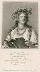 Rouva Billington St Cecilian hahmossa tekijältä Joshua Reynolds