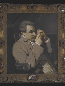 Joseph Barettin muotokuva (öljy kankaalle) tekijältä Joshua Reynolds