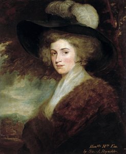 Rouva Charles James Foxin muotokuva, 1784-9 tekijältä Joshua Reynolds