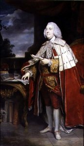 Muotokuva Robert Marshamista, toisesta paroni Romneysta ja seuran toisesta presidentistä tekijältä Joshua Reynolds