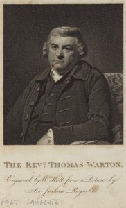 Thomas Wartonin muotokuva tekijältä Joshua Reynolds