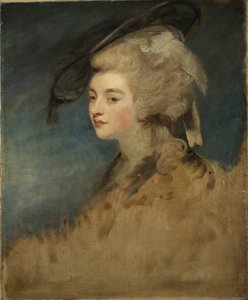 Georgiana Spencerin tutkimus (öljy kankaalle) tekijältä Joshua Reynolds