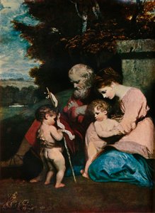 Pyhä perhe Johanneksen lapsen kanssa, 1788-9 tekijältä Joshua Reynolds
