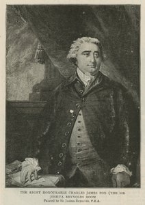 Oikea kunniallinen Charles James Fox tekijältä Joshua Reynolds