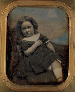 Augusta Hawes nelivuotiaana, 1850-luku. Tekijät: Josiah Johnson Hawes, Albert Sands Southworth.