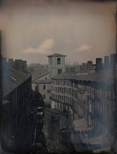 Näkymä Brattle Streetille Southworth & Hawes Studiosta osoitteessa 5 12 Tremont Row, Boston, 1855. Tekijät: Josiah Johnson Hawes, Albert Sands Southworth.