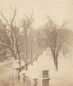 Boston Common Snow Scene, 1850-luku (kuva)