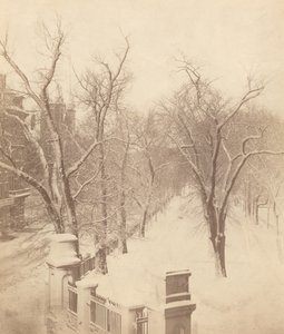 Boston Common Snow Scene, 1850-luku.