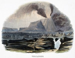 Tulivuoret, luonnonilmiöistä, 1849 tekijältä Josiah Wood Whymper
