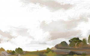 Rauhallinen impressionistinen maisema tekijältä Josie George