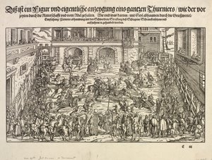 Turnaus, 1565. tekijältä Josse Amman