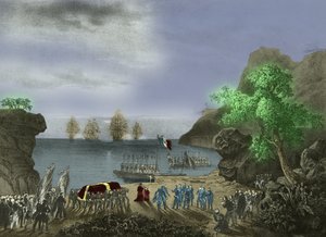 Napoleonin arkku lähtee Saint Helenalta tekijältä Josse Photo