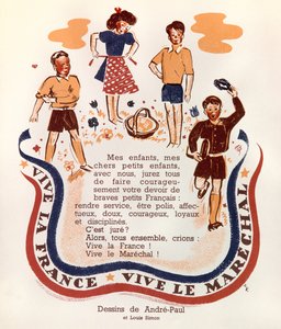 Marsalkka Petainin propaganda tekijältä Josse Photo