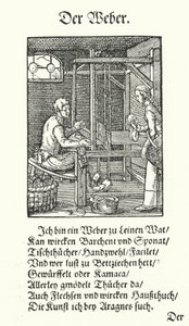 The Weaver (gravat) finlandès tekijältä Jost (after) Amman