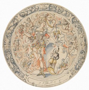 Kaivostoiminnan allegoria, 1563. tekijältä Jost Amman