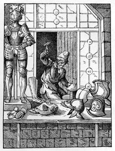 Panssari, c1559-1591 tekijältä Jost Amman