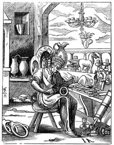 Coppersmith, 1500-luku 1849. tekijältä Jost Amman