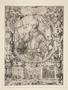 Gaspard de Coligny, Ranskan amiraali tekijältä Jost Amman