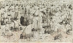Kuvitus Leonhard Fronspergerin Sotakirjasta, 1571. tekijältä Jost Amman