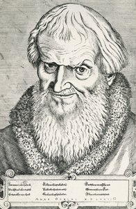 Hans Sachsin muotokuva (Nürnberg tekijältä Jost Amman