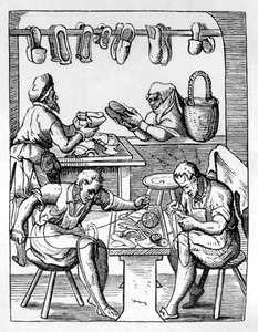 Suutarit, c1559-1591 tekijältä Jost Amman