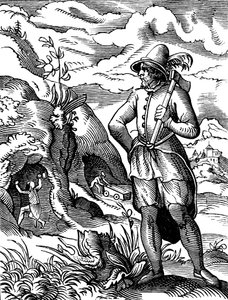 "The Miner", 1500-luku tekijältä Jost Amman