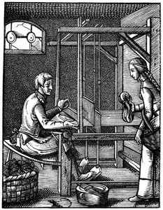 Weaver, 1500-luku, 1870. tekijältä Jost Amman