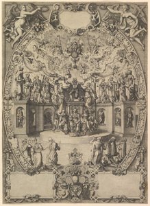 Keisari Maximilian II:n apoteoosi, 1500-luku.