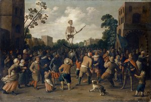 Taistelu kuolemaa vastaan, 1625. tekijältä Jost Cornelisz Droochsloot