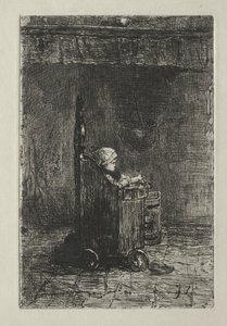 Vauva tuolissaan tekijältä Jozef Israëls