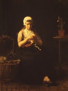 Odotus. tekijältä Jozef Israëls